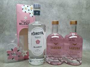 Mixed alcoholic drinks, three bottles