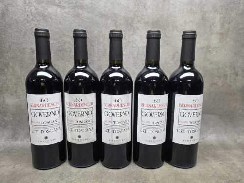 Bernardeschi Governo all'Uso Toscano IGT Toscana, five bottles