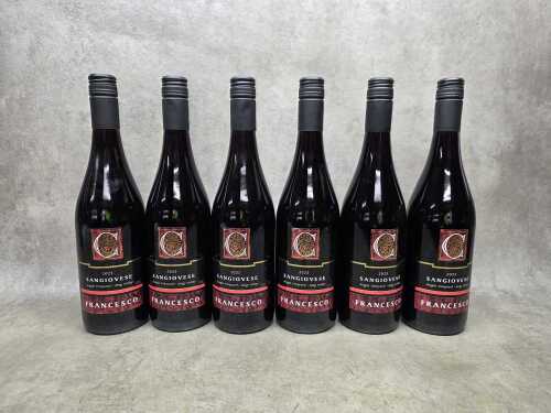 Francisco Sangiovese 2015, six bottles