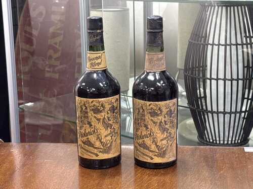 Two bottles of Saltrum Mr. Pickwick's Particular tawny port