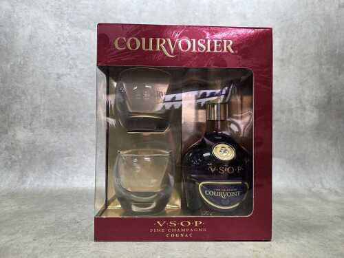 Courvoisier VSOP Fine Champagne cognac gift set