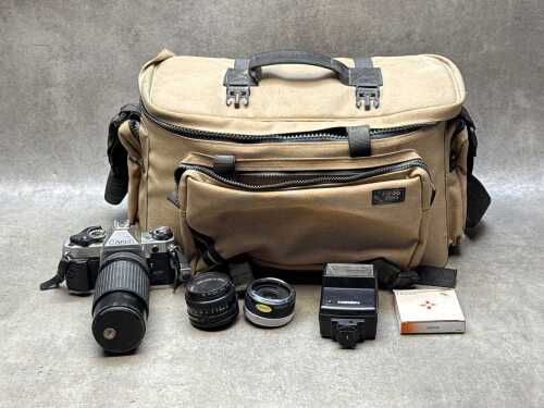 Canon AE-1 Program SLR film camera