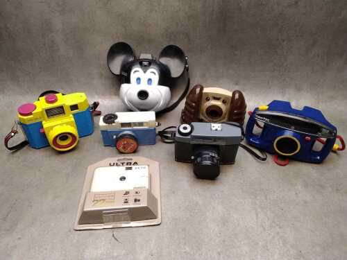Novelty film cameras