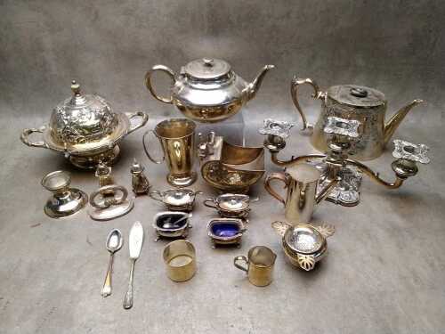 Silver plated tableware
