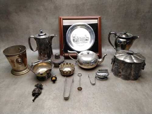 Assorted silver plate
