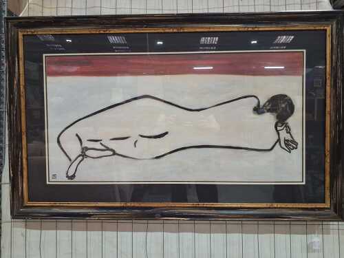 Sanyu (1895-1966), Agnes, reproduction print on paper