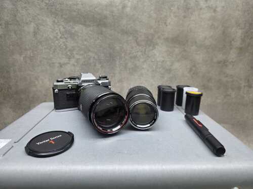 Olympus OM-10 SLR film camera
