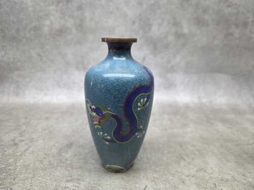 Oriental cloisonne vase