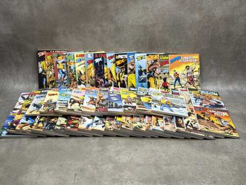 50+ Italian Tex western comic books