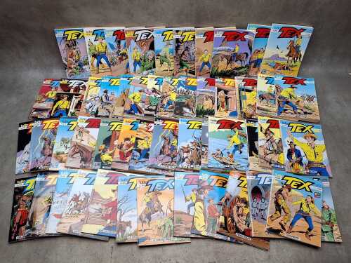 50+ Italian Tex western comic books