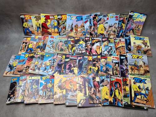 50+ Italian Tex western comic books