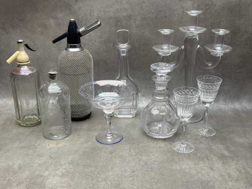 Crystal and glass drinkware and tableware