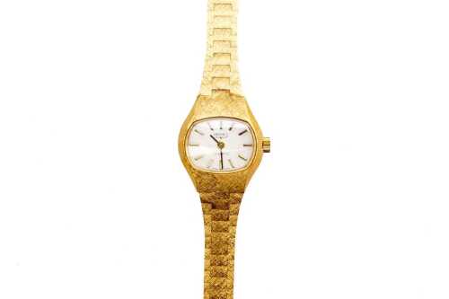 A vintage Hermes ladies quartz watch