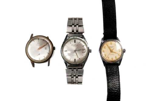 Three vintage Swiss watches