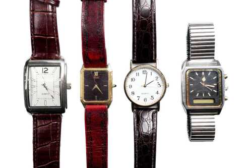 Collection of four quartz watches