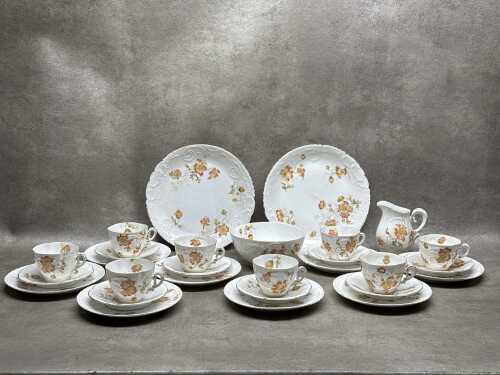 Springer & Elbogen Mignon porcelain tea setting for eight