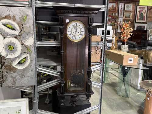 Antique Vienna regulator wall clock