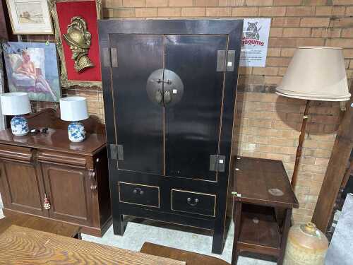 Black laquer wedding cabinet