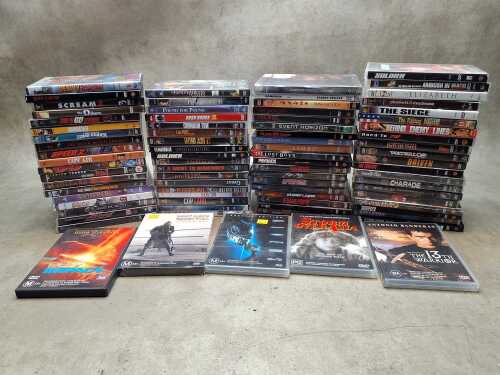 DVDs mostly action and drama