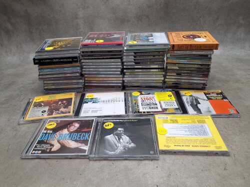 Mostly Jazz CDs, including Miles DavisDave Brubeck, Jazz in Britain box set