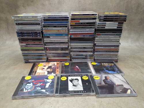 Jazz CDs, including Blue Note, Good Time Jazz, Nine Simone