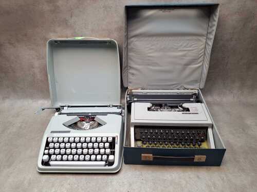 Olivetti and Hermes typewriters