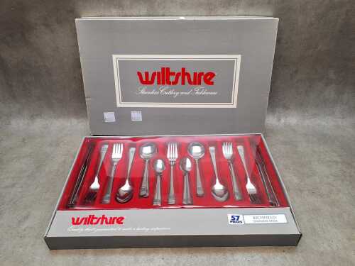 Wiltshire 'Richfield' stainless steel cutlery setting for eight