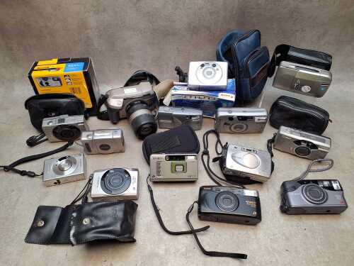 Collection of APS film cameras