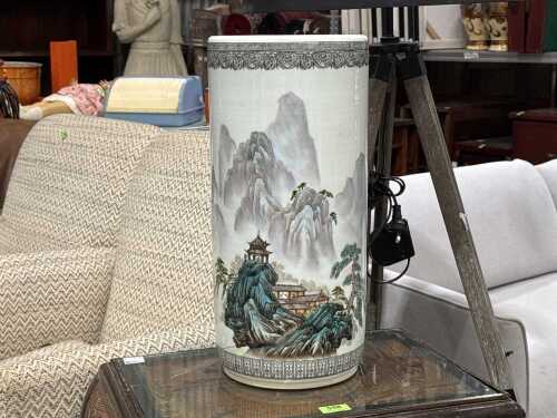 Chinese porcelain umbrella holder