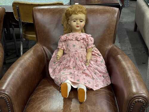 Vintage walking doll with original clothes