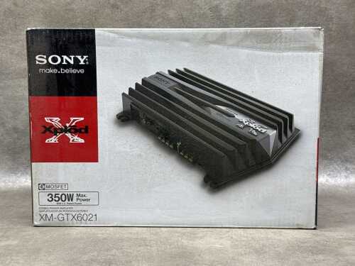 Sony Xplod car audio amplifier model XM-GTX6021