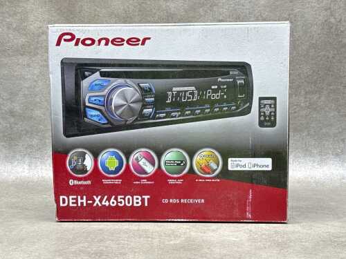 Pioneer car stereo model DEH-X4650BT