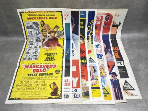 Eight vintage movie posters, including A Man Called Horse and The King and I