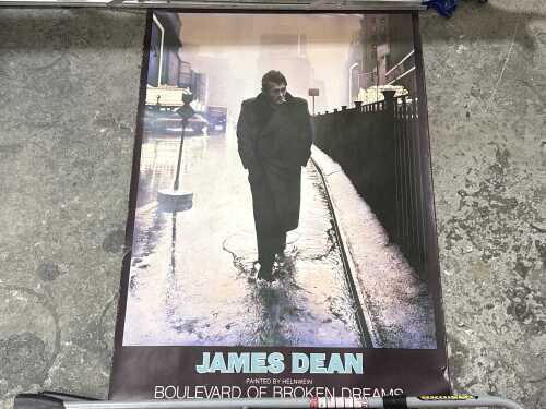 Movie day bill posters including Boulevard of Broken Dreams, Nosferatu, Judge Dredd, etc