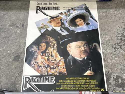 Ten movie day bill posters including Priscilla Queen of the Desert, Rain Man, Razorback, etc