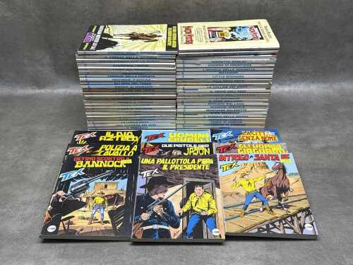 50+ Italian Tex western comic books