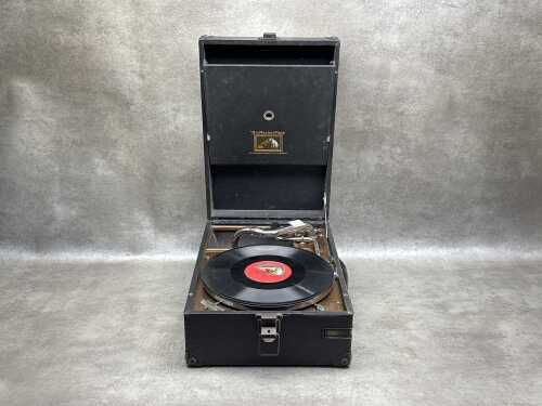 HMV 101G portable gramophone