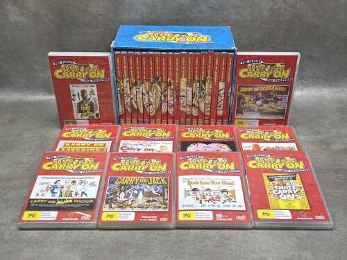 The Classic Carry On Film collection DVDs