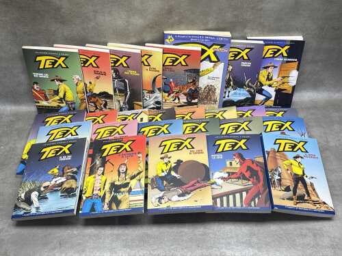 25+ Italian Tex western comic books A4 size