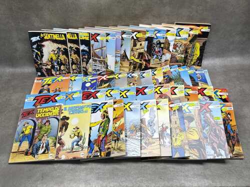 50+ Italian Tex western comic books