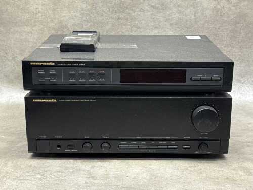Marantz sound system including ST583 tuner and PM493