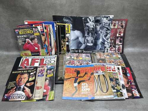 1990s AFL football memorabilia