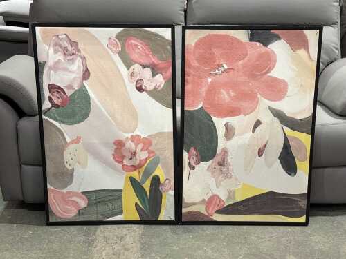 Group of two floral prints