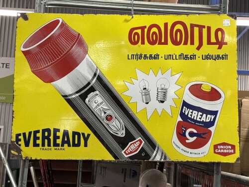 Indian Ever ready battery sign
