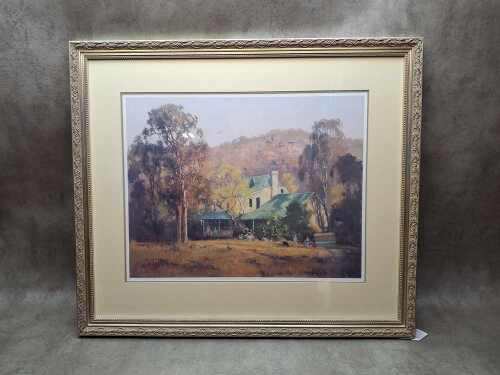 After Chris Huber, The Settler's Arms. Framed print on paper
