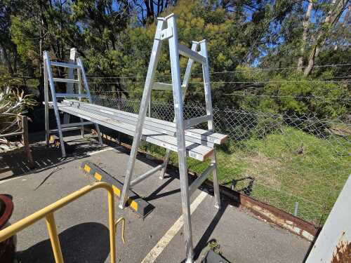 Builders scaffolding frame