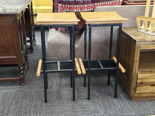 Pair of Chinese style stools