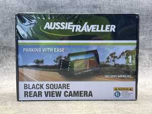 Aussie Traveller Black Square rear view camera