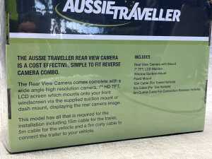 Aussie Traveller Black Square rear view camera - 2