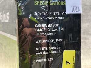 Aussie Traveller Black Square rear view camera - 3